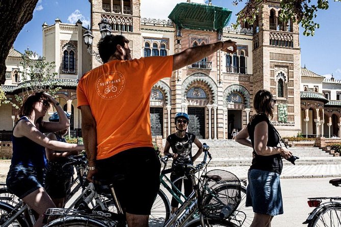 12 o'Clock - Bike & Tapas Tour Seville - Real Alcázar exteriors: Moorish, Gothic, Mudéjar in one glance