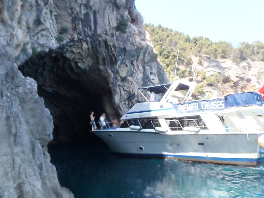 3hr Sunset Trip Drinks, Tapas SUP, Snorkel - The sail portion: Alcúdia coastline, a cave moment, and quick scenic breaks