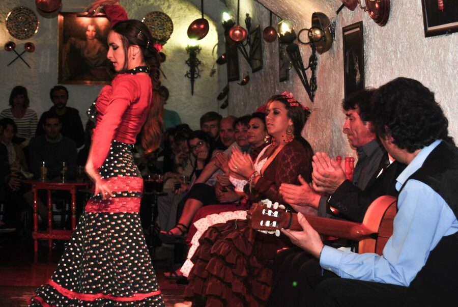 Barcelona: City Tour & Flamenco Show with Wine & Tapas - Born District strolls: old buildings, modern energy