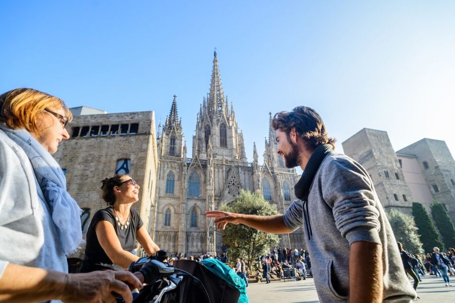 Barcelona eBike Tour with Wine and Tapas Experience - La Barceloneta to W Barcelona: the sea breeze finale