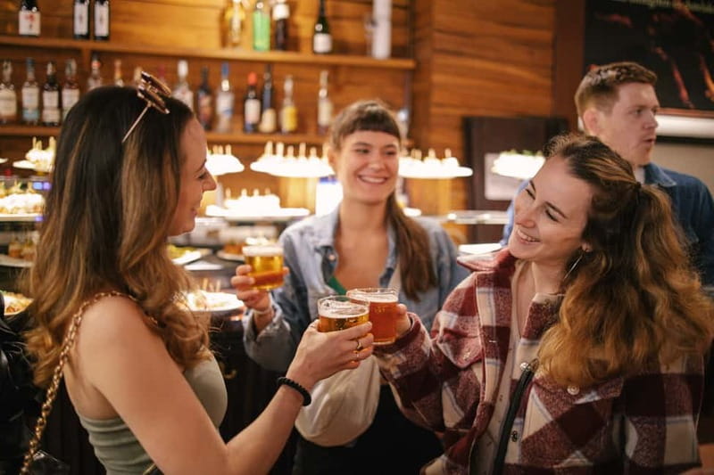 Barcelona: Food Walking Tour with Tapas and Wine - Wine, cava, and Spanish vermouth pairings, plus alcohol-free choices