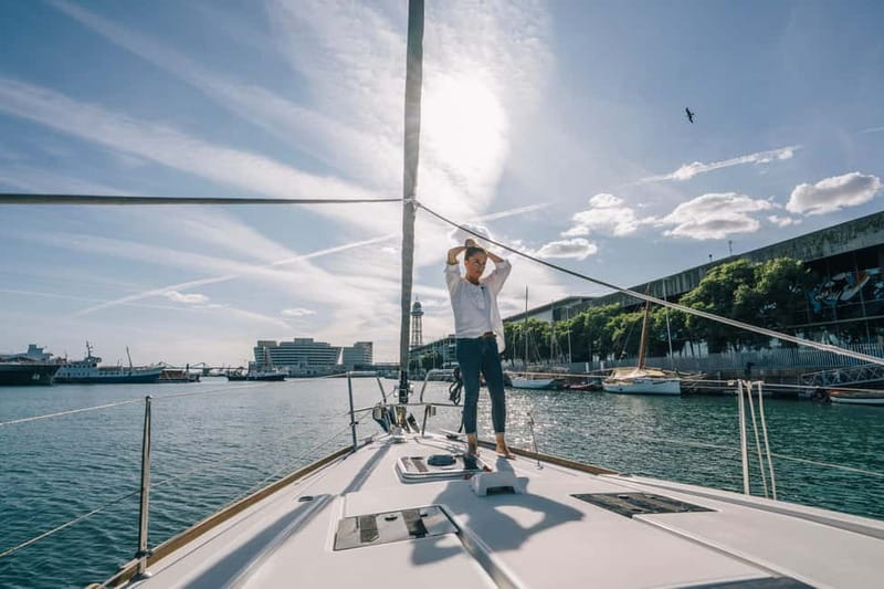 Barcelona: Sailing Tour with Tapas, Drinks and Swim Stop - The swim stop in the Mediterranean: when you should say yes
