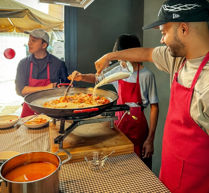 Barcelona: Seafood Paella ★Maestro★ & Tapas & Sangria - The Market Walk: Choosing Seafood and Produce Like You Mean It