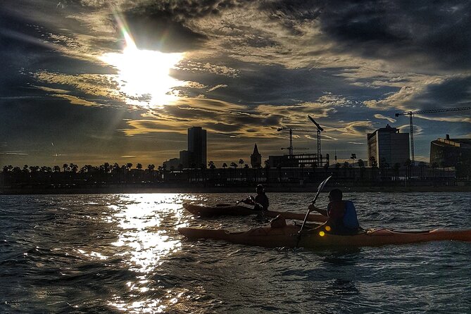 Barcelona Skyline Kayaking Coupled with Delicious Tapas - Club Natació Barcelona meeting point: what happens before you hit the water
