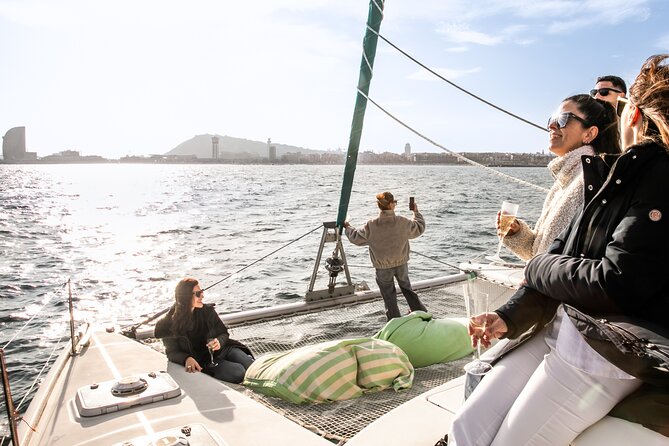 Barcelona Small Group Trip by Catamaran w Tapas, Cava and Sunset - Marina Vela to the Coast: The First Stretch of the Ride
