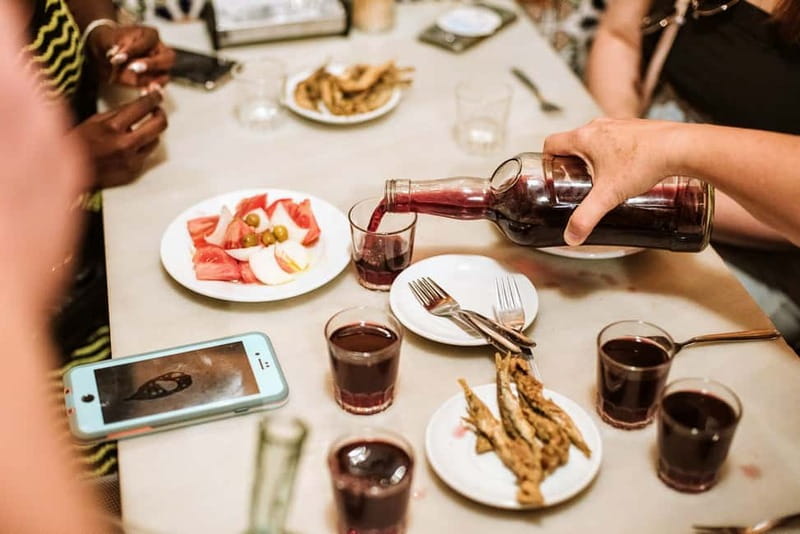 Barcelona: Tapas, Wine & History Tour of the Old Town - The first bar: a true Catalan aperitif ritual