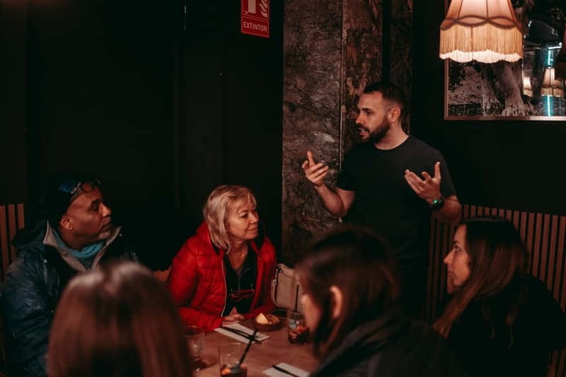 Barcelona: Tipsy Tapas & History Tour in the Gothic Quarter - Stop 2: Historic bar energy and tapas that shift gears