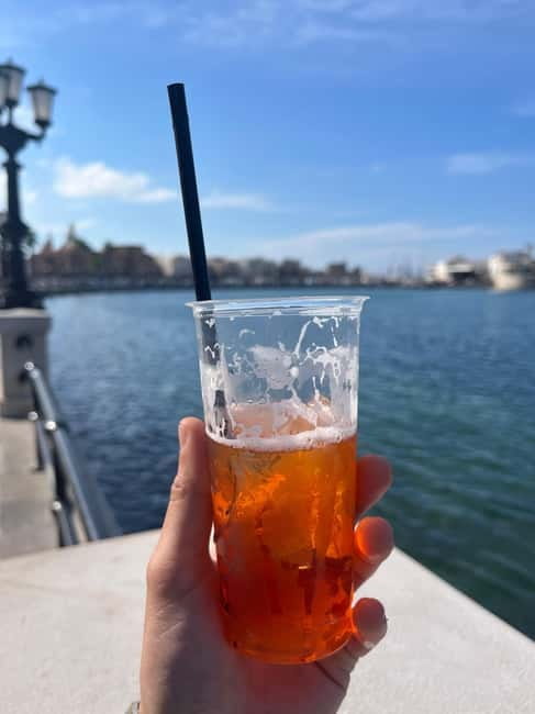 Bari Sunset and Tapas: Street Food Tour with Local Guide - Price and value: $41 for food, drinks, and a local guide