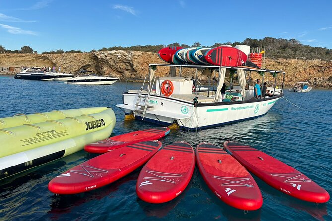 Coves and Caves Excursion with Tapas and Premium Open Bar in Ibiza - Cala Bassa: 90 minutes to snorkel, paddleboard, or just float