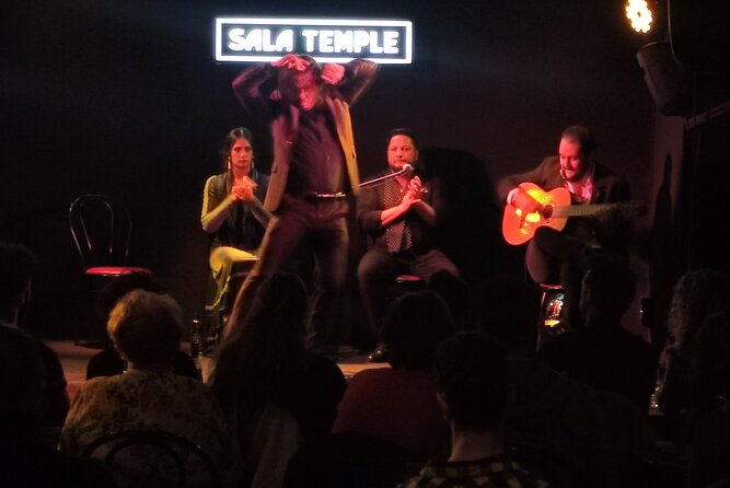 Entrance to the Flamenco Temple Room in Madrid with Tapas Option - Seats, Comfort, and View Tips for an Uncluttered Night