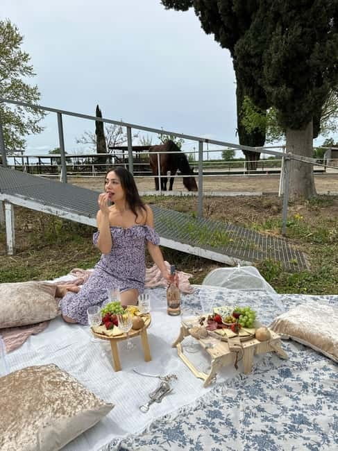 From Barcelona: PRIVATE Horseback Ride + Tapas + Picnic - The pica pica tapas break: what makes it feel like Catalonia