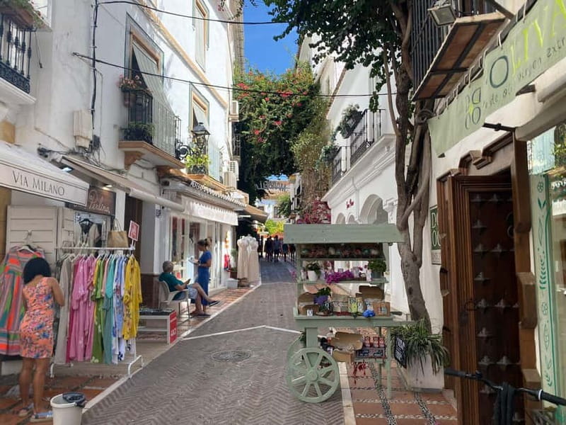 From Estepona, Mijas, Marbella: Marbella Private Tour with Transport, Tapas, and Drinks - Tapas time in the heart of Marbella: the stop you’ll actually remember