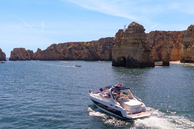 Full day private yacht from lagos with drinks, tapas, paddle boards and kayak - The 7-hour itinerary: your route choice plus two standout Algarve stops