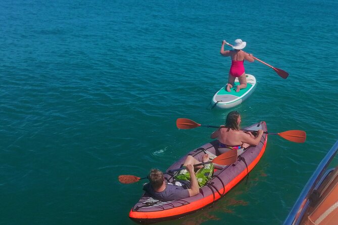 Full day private yacht from lagos with drinks, tapas, paddle boards and kayak - Ponta da Piedade from a yacht: what the coastline looks like when you’re not stuck on land