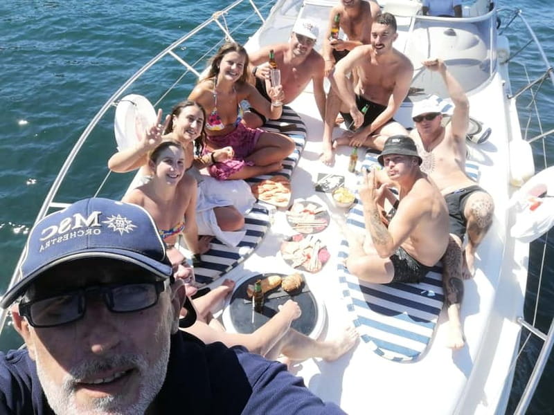 Lagos: Private Luxury Cruise with Tapas and Drinks - Swim stop + hot shower: the best kind of souvenir is getting to feel the water