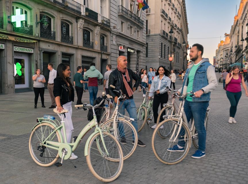 Madrid by Night: Vintage Bike Tour Highlights/Optional Tapas - Plaza de Santa Ana and Casa de Cervantes: finishing with charm
