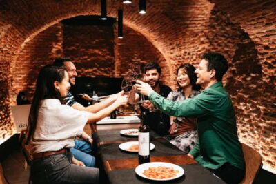 Madrid: Guided Tapas and Wine Tour with Terrace Visit - What you eat and drink: 4 tastings with wine, plus cava at night