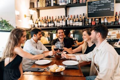 Madrid Local Tapas, Wine Bars & Flamenco Show - La Latina and Cava Baja: Padrón peppers and mushrooms with beer or cider