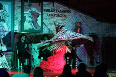 Madrid: Los Porches Flamenco Show with Tapas and Wine Ticket - Your ticket choice: drink and tapas vs. dinner