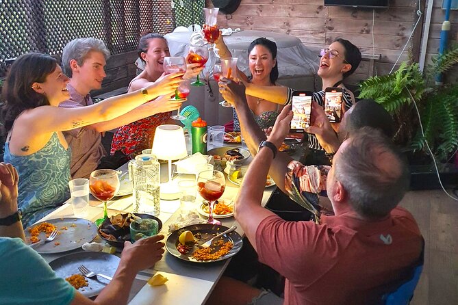 Madrid: Paella & Sangria Classes- Seafood, Chicken & Vegan option - What’s Actually on the Plate (So You Can Decide If It’s Your Style)