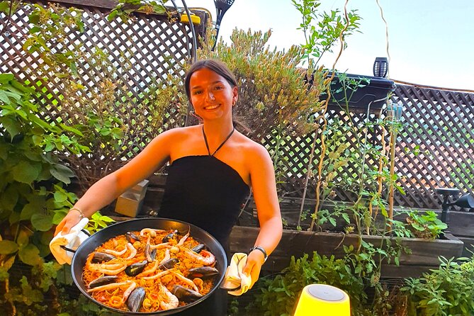 Madrid: Paella & Sangria Classes- Seafood, Chicken & Vegan option - Recipes Included: The Real Value After You Return Home