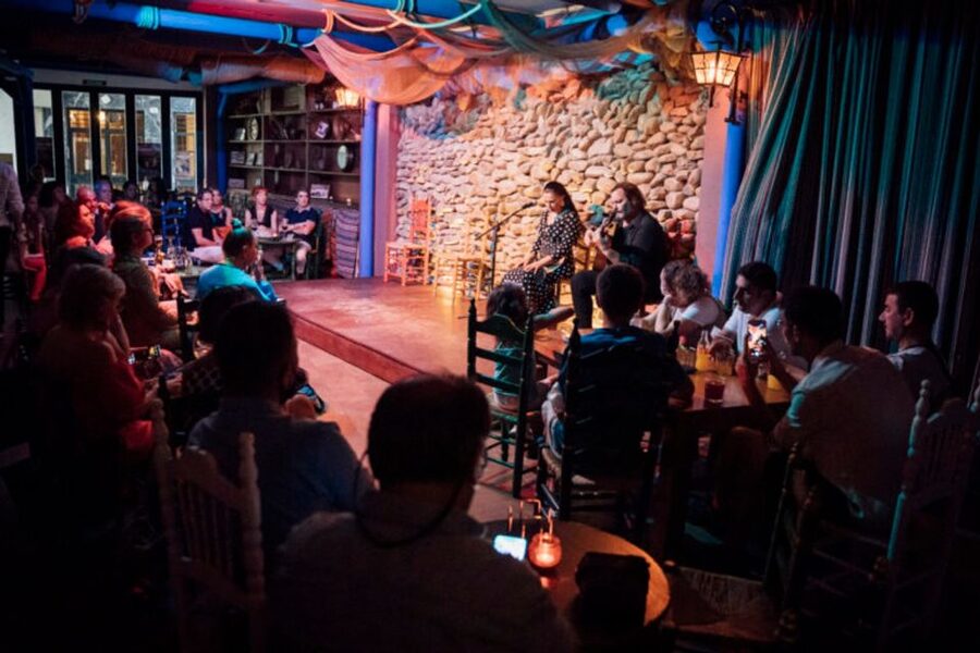MALAGA: ULTIMATE FLAMENCO & TAPAS TOUR - First Stop at the 1840 Tavern: Wine-Forward and Atmosphere-Heavy