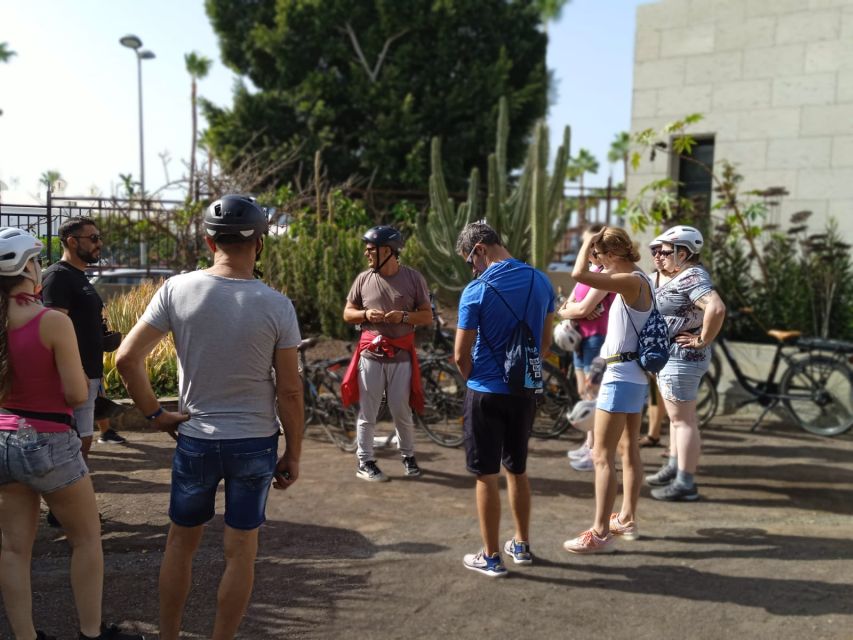 Maspalomas: Southern Coast E-Bike Tour Option Tapas Tasting - La Charca lagoon: birdwatching time near the dunes