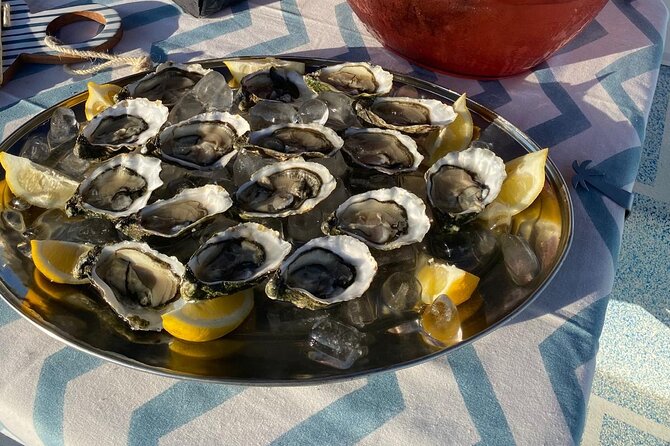 Olhão: Private Boat Tour, at Sunset with Oysters/Tapas and Drinks - Ilha do Farol and the return to Culatra: when timing gets real