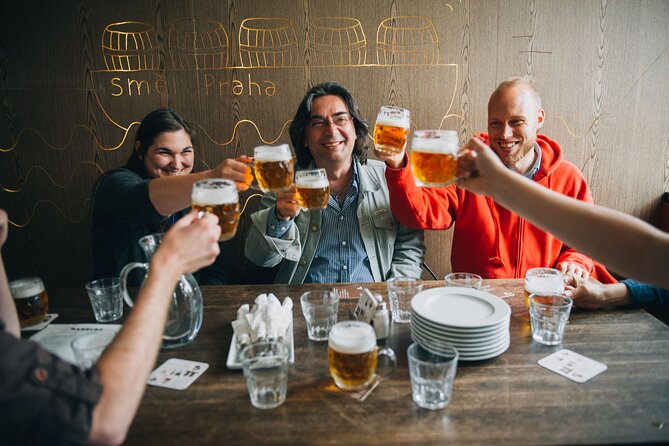 PRIVATE 4 Hour Tour: Czech Beers & Tapas in Prague's Local Areas - Church stop and a clock you can’t ignore