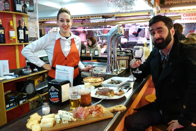 Private Food, Tapas & Wine Tour of Madrid with Customizable Menu All Included - What you actually eat: lunch-style tavern time plus tapas of your choice