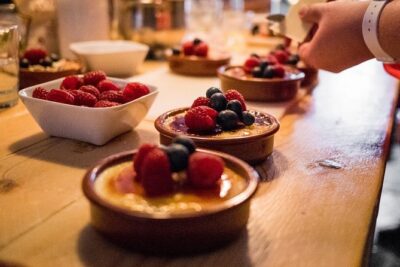 Private Paella class, Tapas, full menu and Sangria workshop - Spanish omelet and crema catalana: the menu finishes like a celebration