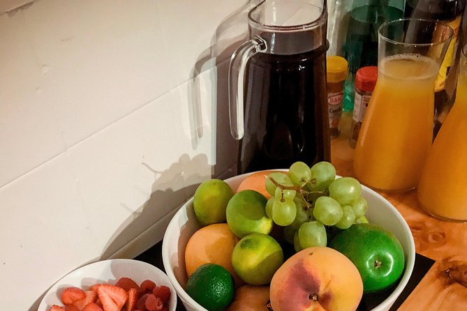 Sangria Cultural Workshop with Tapas - The Main Event: Making Two Jugs of Sangria (and Learning Why)