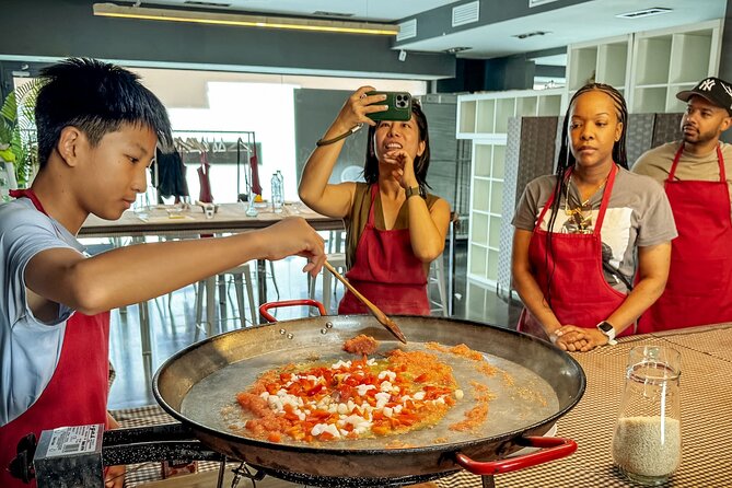 Seafood Paella Maestro with Tapas and Sangria - Your menu: seafood paella, pan con tomate, and sangria