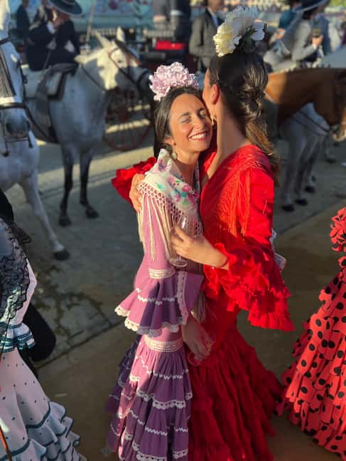 Seville: April Fair Guided Walking Tour with Tapas & Drinks - Meeting Point Reality: Dress Up, Bring Nothing Big, and Arrive Early