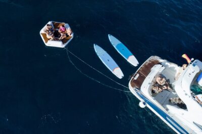 Shared Luxury Yacht Cruise with Champagne and Tapas - Champagne, safety briefing, and settling in on board