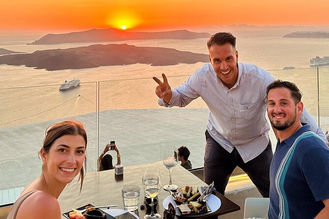 Sunset Santorini Wine Best views 2 Wineries and Tapas - How the Tour Fits the Sunset Window