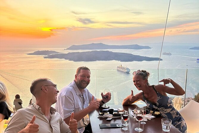 Sunset Santorini Wine Best views 2 Wineries and Tapas - Private Tour Benefits: More Questions, Better Photos