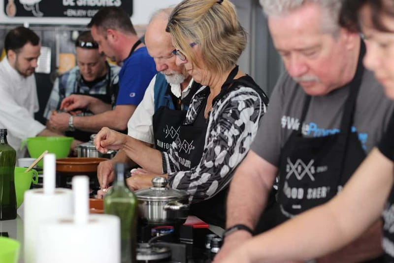 Tapas Cooking Workshop & Market Visit - Kulinera in the Soho District: the kitchen setup that makes learning easier
