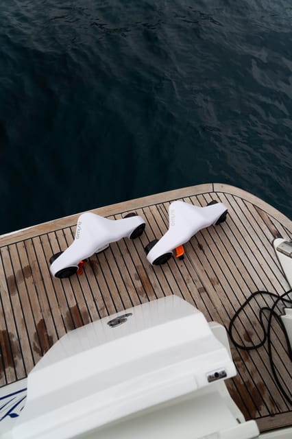Tenerife: Shared Yacht Cruise with Champagne and Tapas - La Caleta Water Time: Swimming, Snorkeling Gear, Paddleboards, and Sea Scooters