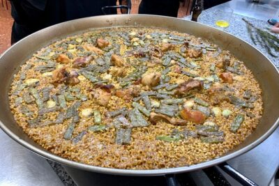 Valencian paella cooking class, tapas and visit to Ruzafa market. - Tapas, sangria-making, and the kitchen transition after the market